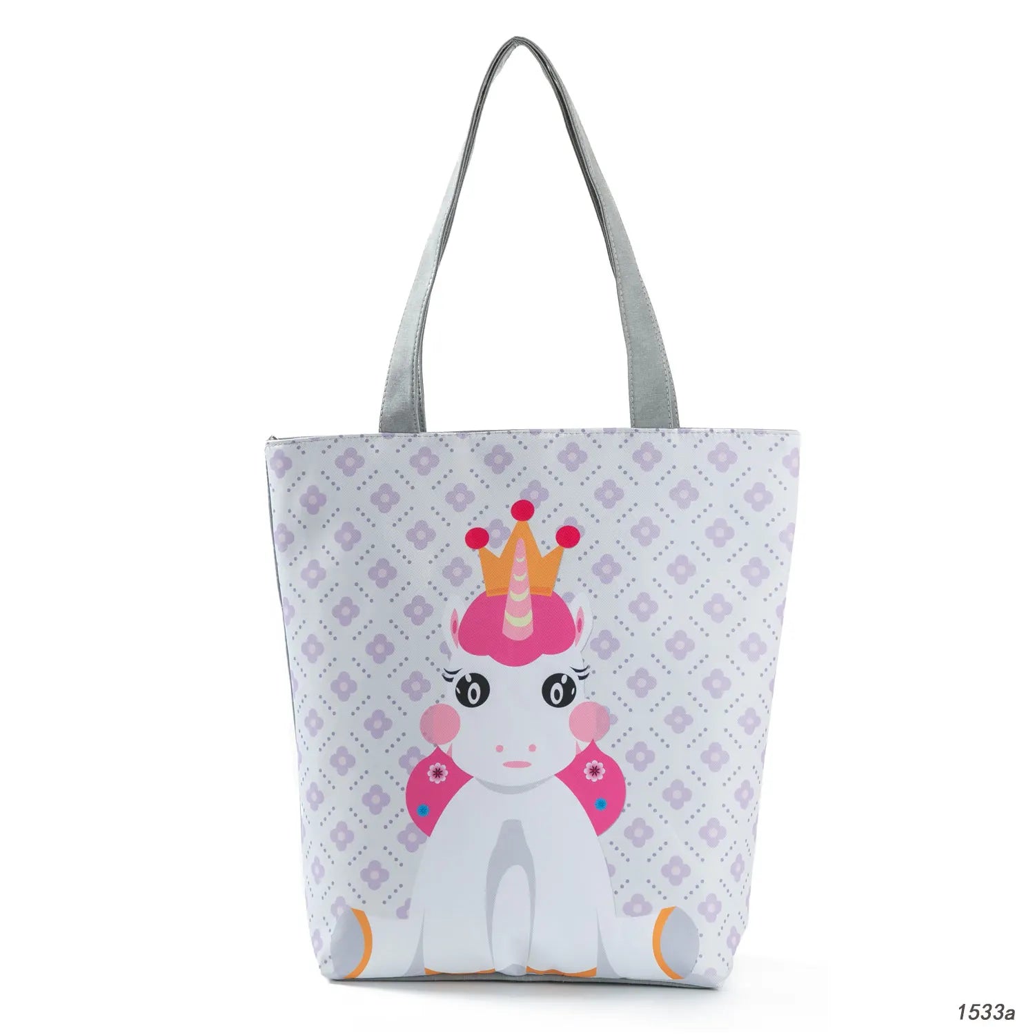 Floral and Owl Printed Women'S Casual Tote Female Daily Use Female Shopping Bag Ladies Single Shoulder Handbag Simple Beach Bag
