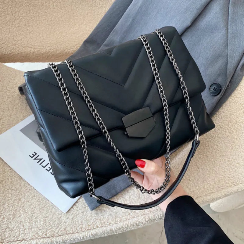 V-Line Crossbody Bag for Women 2022 Fashion Sac a Main Females Shoulder Bag Females Handbags and Purses with Handle