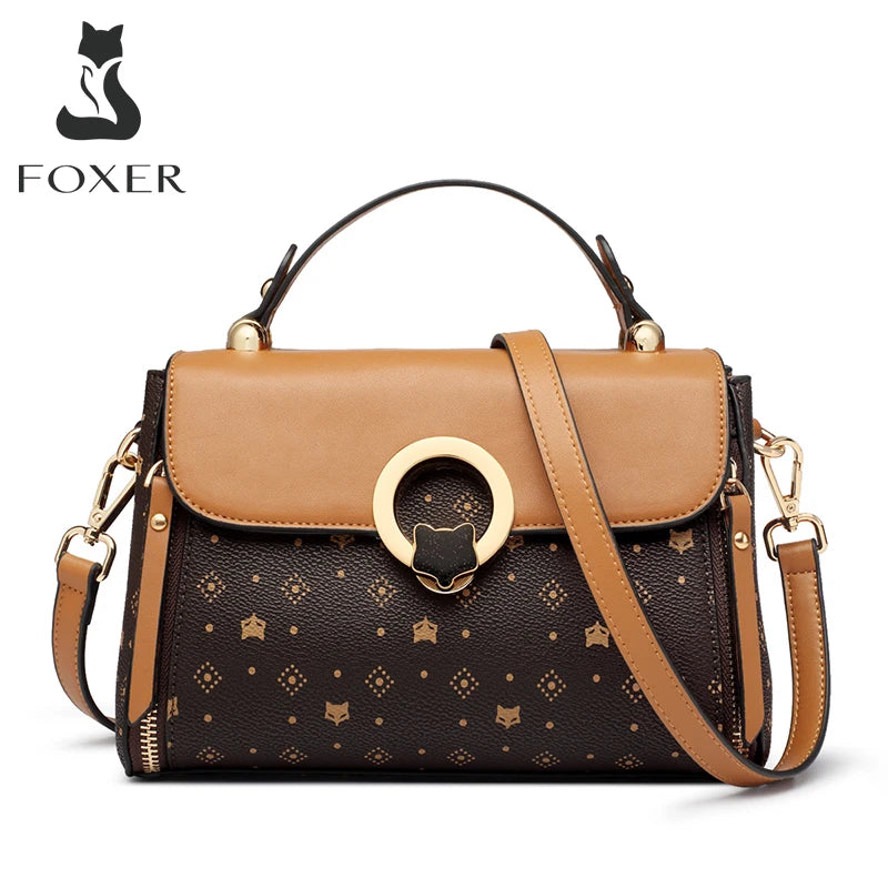 Women'S Shoulder Bag Vintage Signature Tote Bag 2025 Luxury Fashion Female Handbag Crossbody Purse