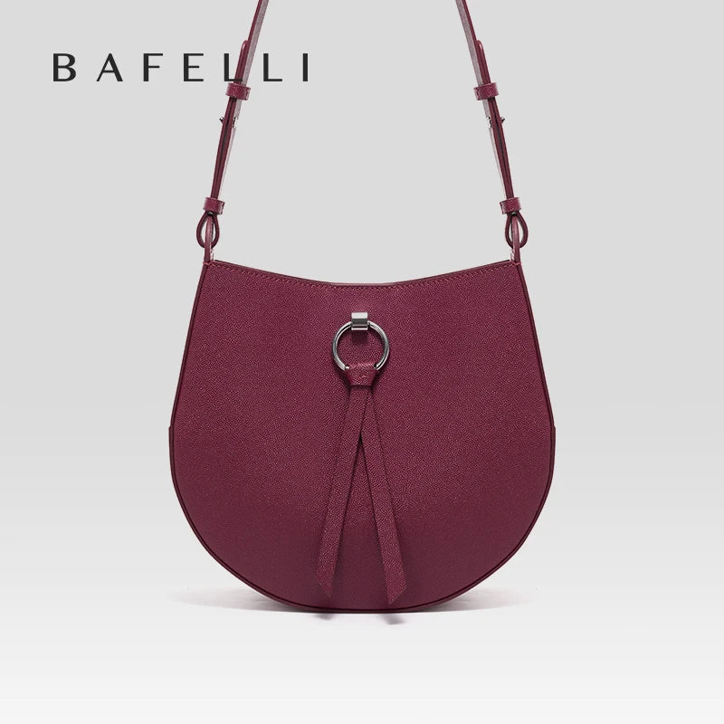 CLASSIC 2025 WOMEN'S BAG  BRAND BACKPACK STYLISH FEMALE SHOULDER CROSSBODY SADDLE VINTAGE STYLE LEATHER PURSE RETRO