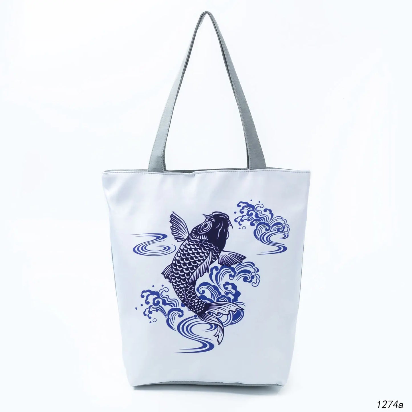Floral and Owl Printed Women'S Casual Tote Female Daily Use Female Shopping Bag Ladies Single Shoulder Handbag Simple Beach Bag