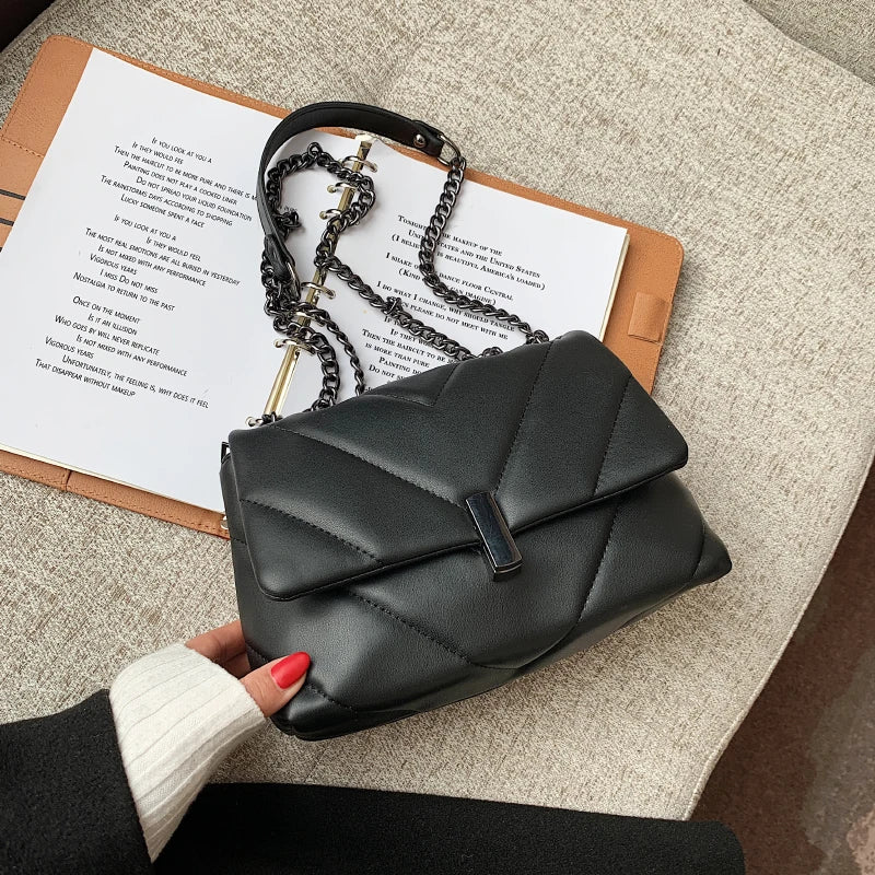 V-Line Crossbody Bag for Women 2022 Fashion Sac a Main Females Shoulder Bag Females Handbags and Purses with Handle
