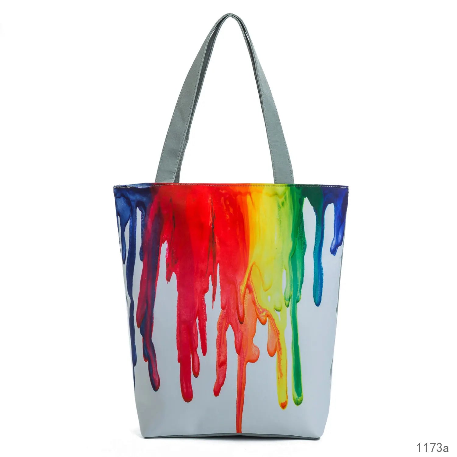Floral and Owl Printed Women'S Casual Tote Female Daily Use Female Shopping Bag Ladies Single Shoulder Handbag Simple Beach Bag