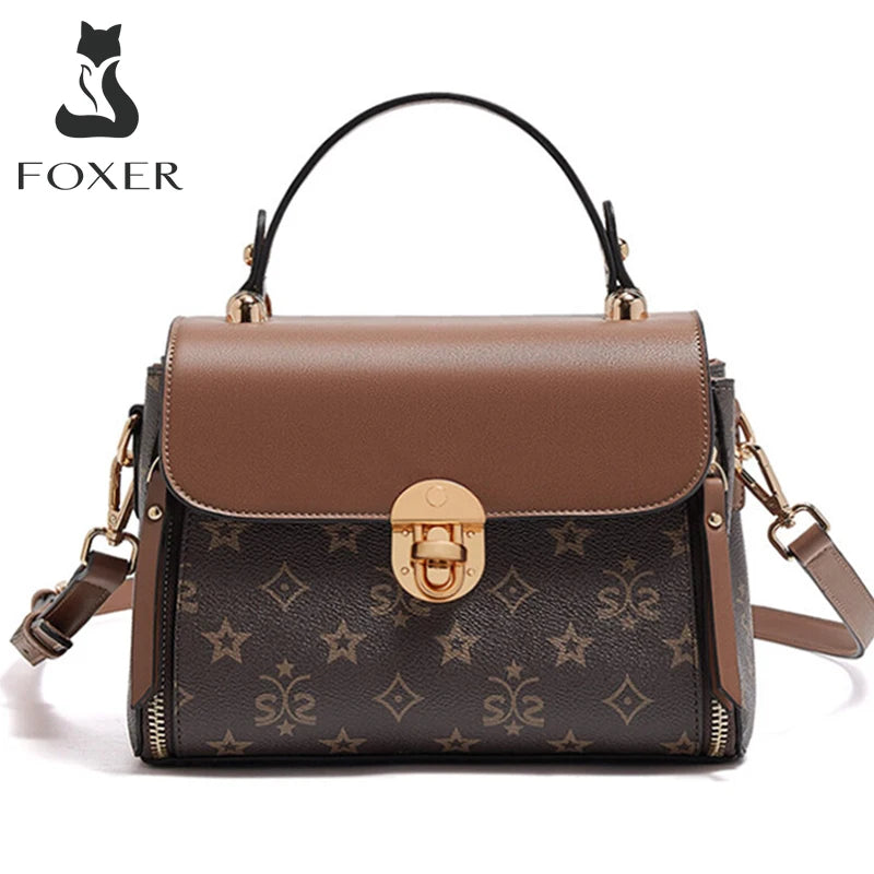 Women'S Shoulder Bag Vintage Signature Tote Bag 2025 Luxury Fashion Female Handbag Crossbody Purse