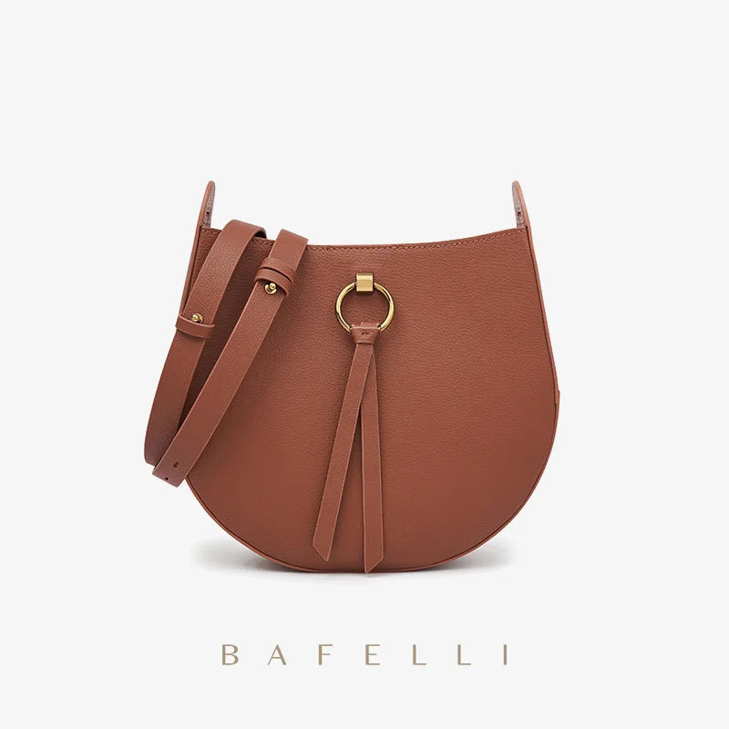 CLASSIC 2025 WOMEN'S BAG  BRAND BACKPACK STYLISH FEMALE SHOULDER CROSSBODY SADDLE VINTAGE STYLE LEATHER PURSE RETRO