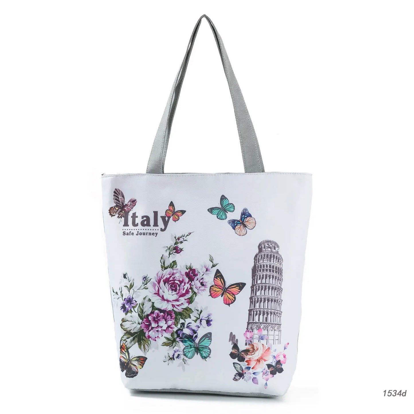 Floral and Owl Printed Women'S Casual Tote Female Daily Use Female Shopping Bag Ladies Single Shoulder Handbag Simple Beach Bag