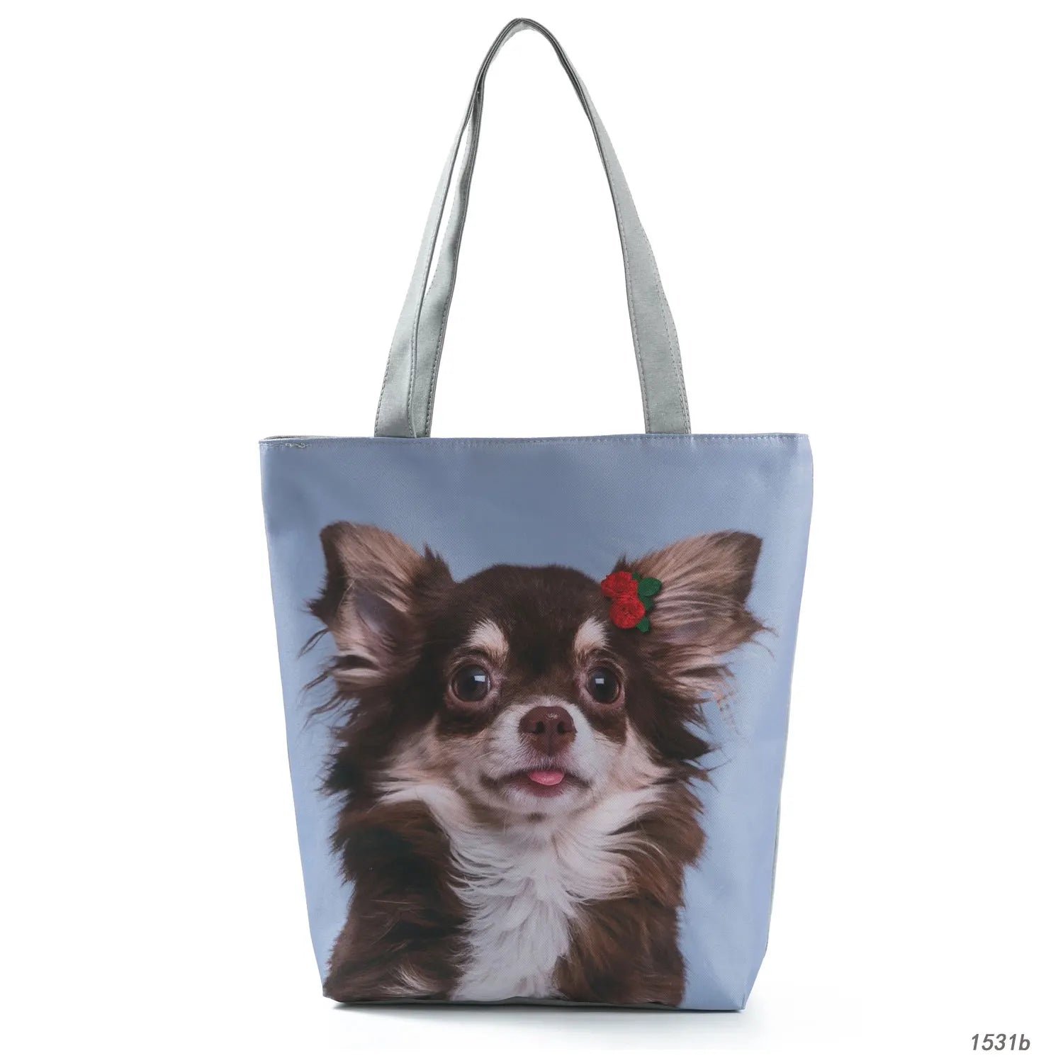Floral and Owl Printed Women'S Casual Tote Female Daily Use Female Shopping Bag Ladies Single Shoulder Handbag Simple Beach Bag