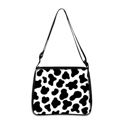 Fashion Women Cow Print Small Shoulder Bags Female Underarm Bags Leopard Zebra Pattern Handbag