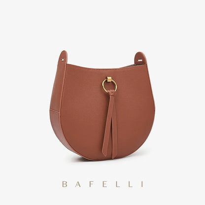 CLASSIC 2025 WOMEN'S BAG  BRAND BACKPACK STYLISH FEMALE SHOULDER CROSSBODY SADDLE VINTAGE STYLE LEATHER PURSE RETRO