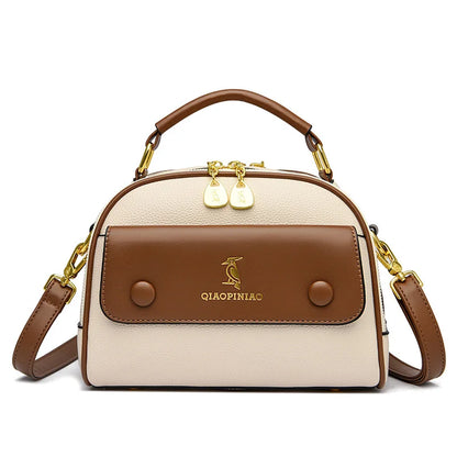 High Quality Leather Crossbody Shoulder Bag Women 2023New Luxury Fashion Purse and Handbag Designer Ladies Tote Brand Female Sac