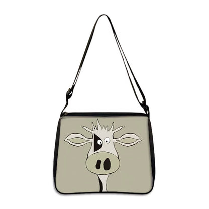 Fashion Women Cow Print Small Shoulder Bags Female Underarm Bags Leopard Zebra Pattern Handbag